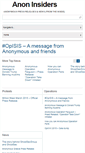 Mobile Screenshot of anoninsiders.net